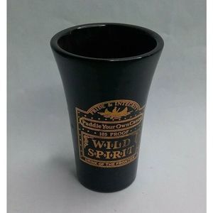 Vintage Discontinued Wild Spirit Drink of the Frontier Shot Glass